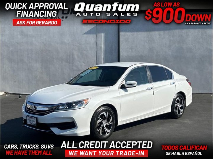 2017 HONDA ACCORD for sale in ESCONDIDO