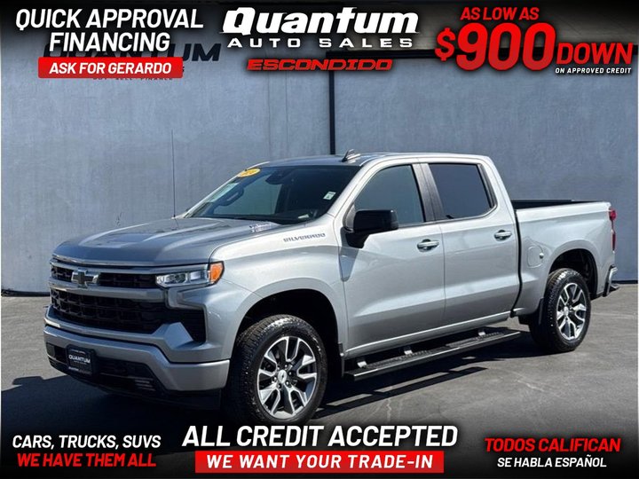 2024 CHEVROLET SILVERADO 1500 CREW CAB for sale in ESCONDIDO