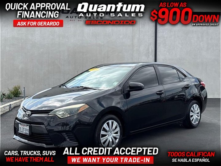 2015 TOYOTA COROLLA for sale in ESCONDIDO