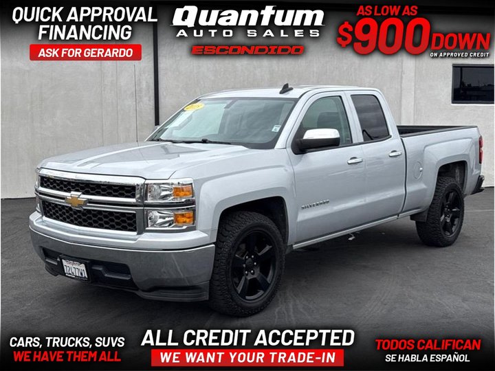 2015 CHEVROLET SILVERADO 1500 DOUBLE CAB for sale in ESCONDIDO