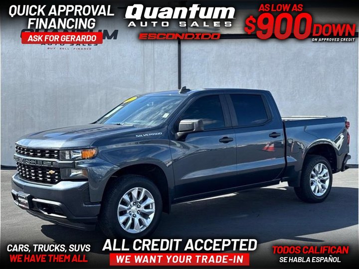 2021 CHEVROLET SILVERADO 1500 CREW CAB for sale in ESCONDIDO