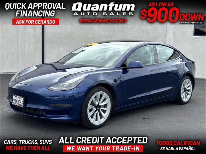 2022 TESLA MODEL 3 for sale in ESCONDIDO