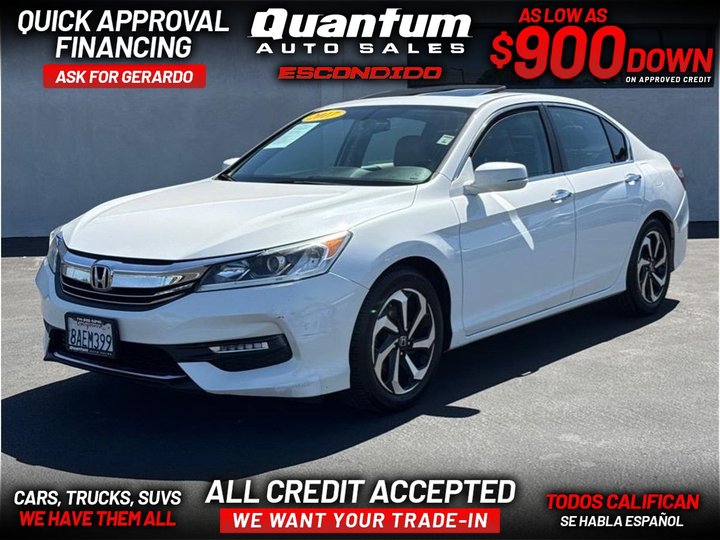 2017 HONDA ACCORD for sale in ESCONDIDO