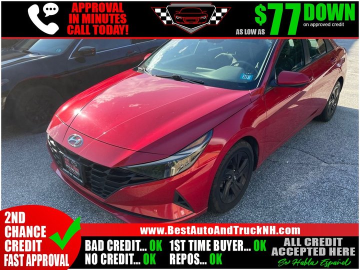 2021 HYUNDAI ELANTRA for sale in HOOKSETT