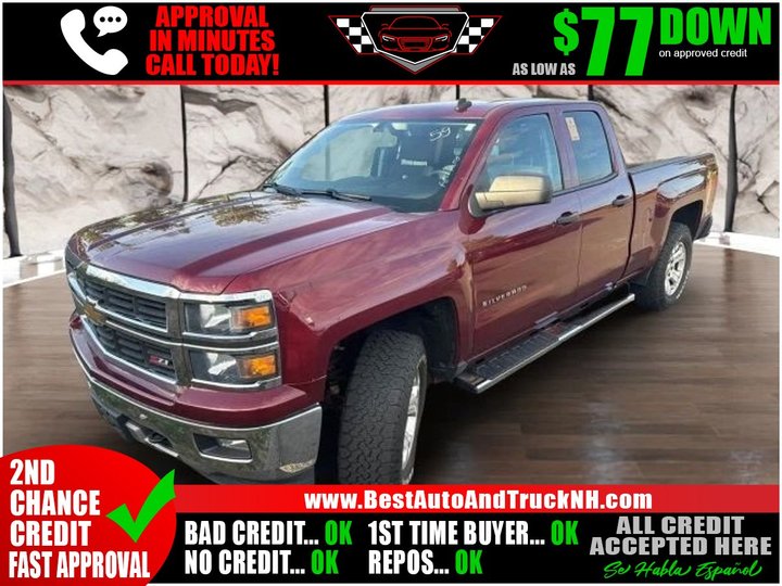 2014 CHEVROLET SILVERADO 1500 DOUBLE CAB for sale in HOOKSETT
