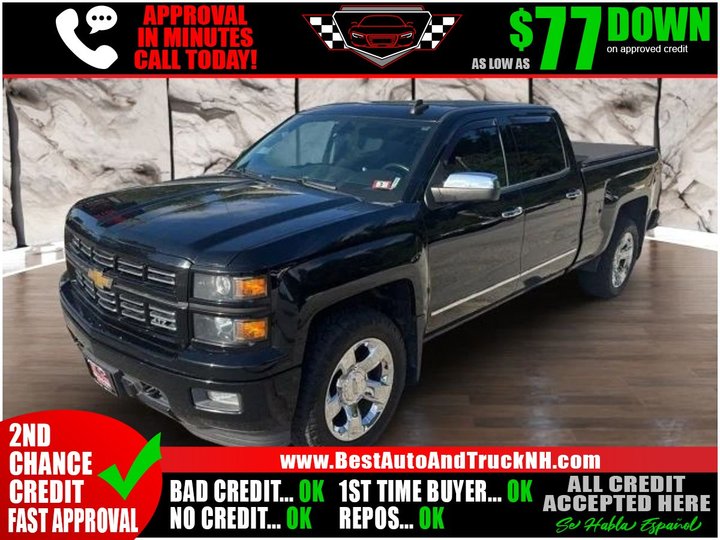 2015 CHEVROLET SILVERADO 1500 CREW CAB for sale in HOOKSETT