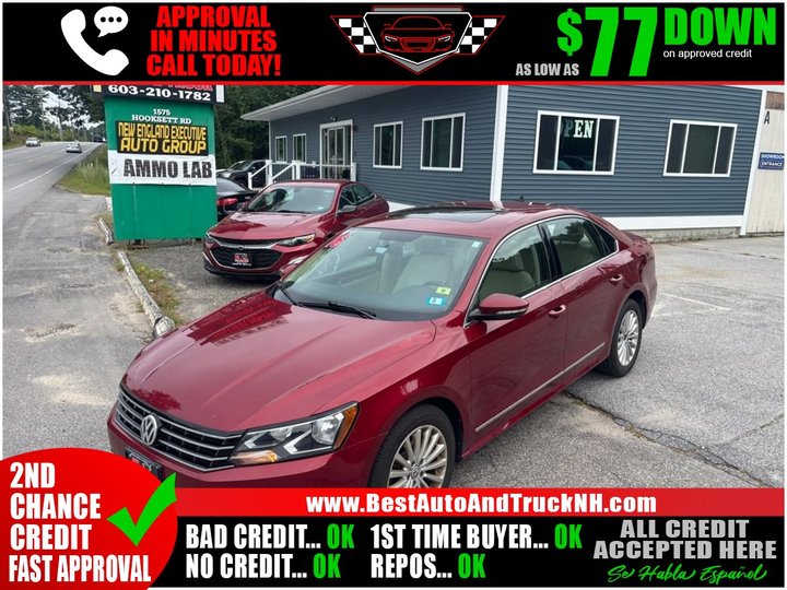 2016 VOLKSWAGEN PASSAT for sale in HOOKSETT