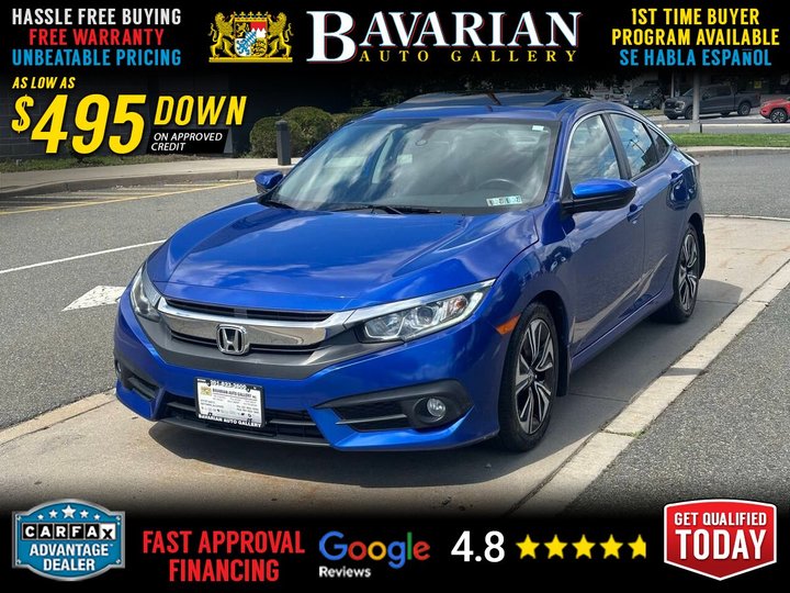 2016 HONDA CIVIC for sale in BAYONNE