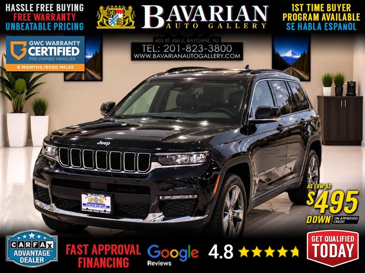 2022 JEEP GRAND CHEROKEE L for sale in BAYONNE