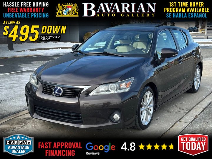 2012 Lexus CT 200h for sale in BAYONNE