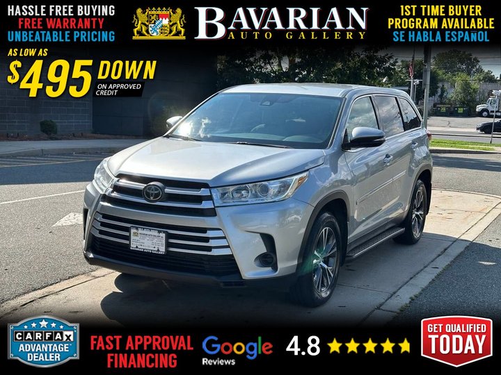2019 TOYOTA HIGHLANDER for sale in BAYONNE