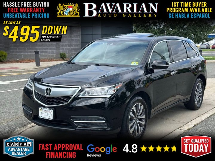 2016 ACURA MDX for sale in BAYONNE