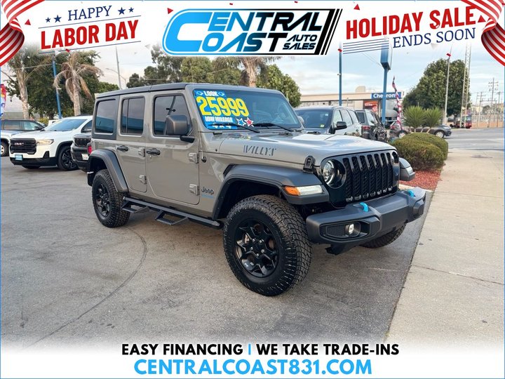 2023 JEEP WRANGLER 4XE for sale in SALINAS