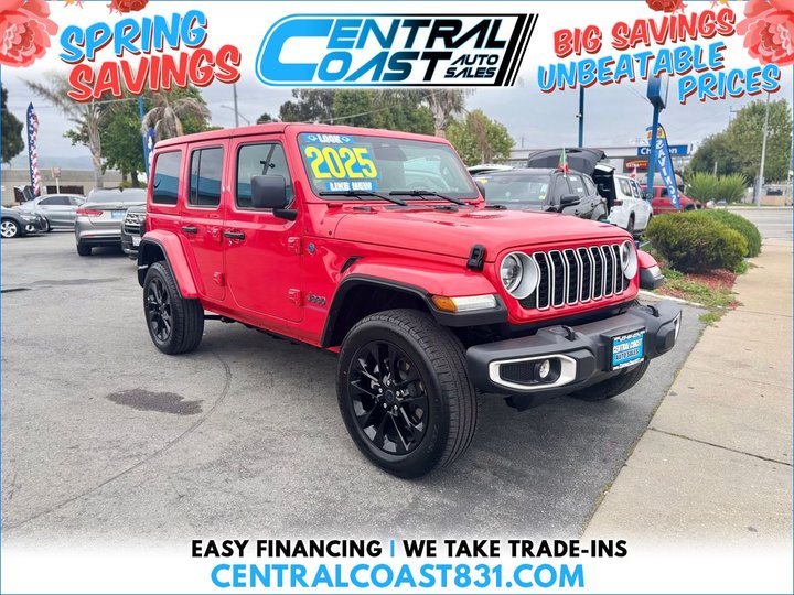 2025 JEEP WRANGLER 4XE for sale in SALINAS