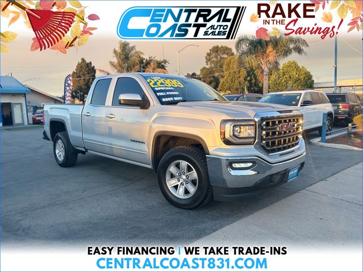 2018 GMC SIERRA 1500 DOUBLE CAB for sale in SALINAS