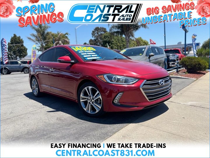 2017 HYUNDAI ELANTRA for sale in SALINAS