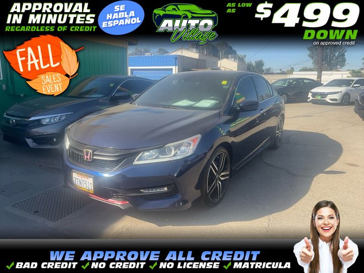 2016 HONDA ACCORD for sale in BAKERSFIELD