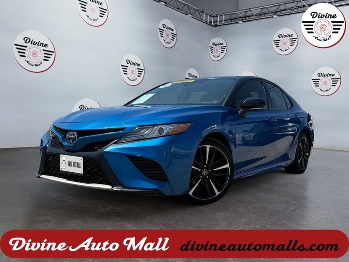 BLUE, 2019 TOYOTA CAMRY Image 