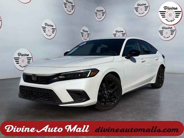 WHITE, 2022 HONDA CIVIC Image 