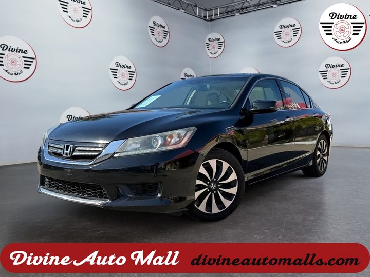 BLACK, 2014 HONDA ACCORD HYBRID Image 