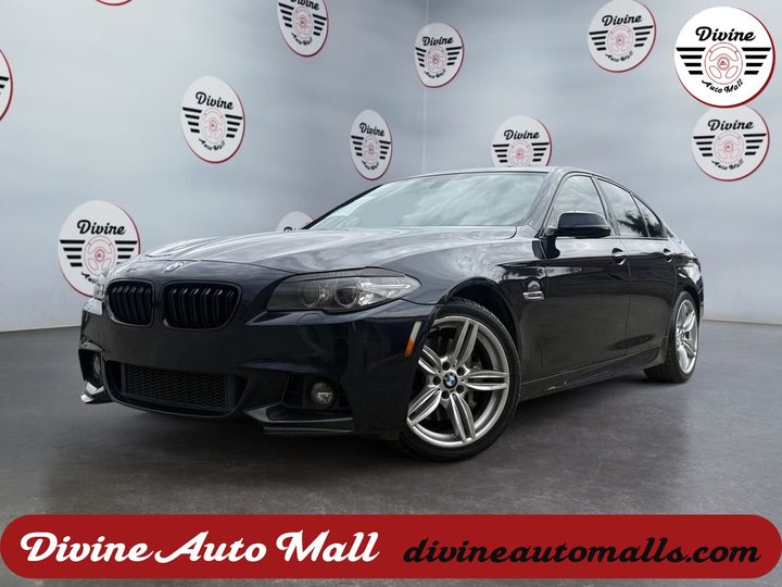 DARK BLUE, 2014 BMW 5 SERIES Image 