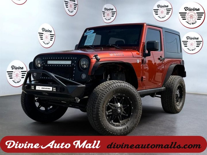 MAROON, 2014 JEEP WRANGLER Image 