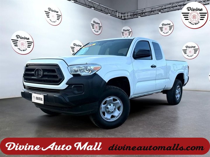 WHITE, 2021 TOYOTA TACOMA 4WD Image 