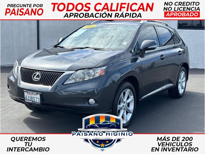 2010 LEXUS RX for sale in GARDEN GROVE