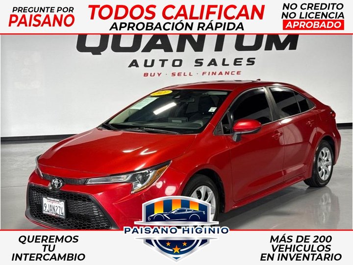 2021 TOYOTA COROLLA for sale in GARDEN GROVE