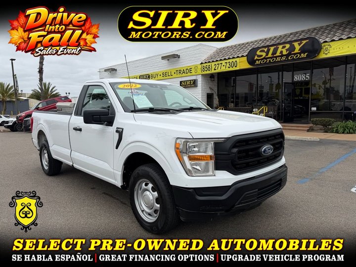 2022 FORD F150 REGULAR CAB for sale in SAN DIEGO