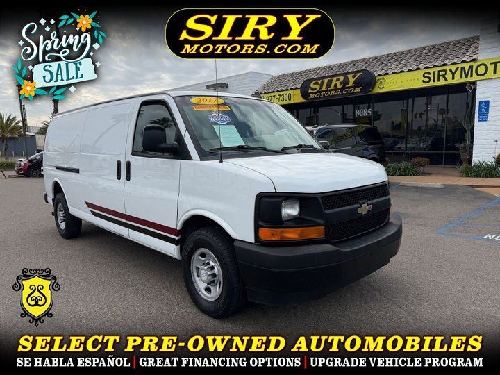 2017 CHEVROLET EXPRESS 3500 CARGO for sale in SAN DIEGO