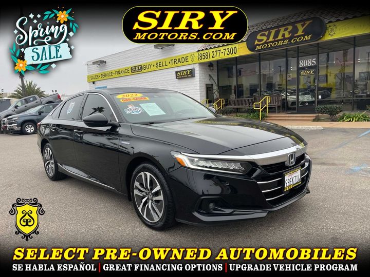 2022 HONDA ACCORD HYBRID for sale in CHULA VISTA