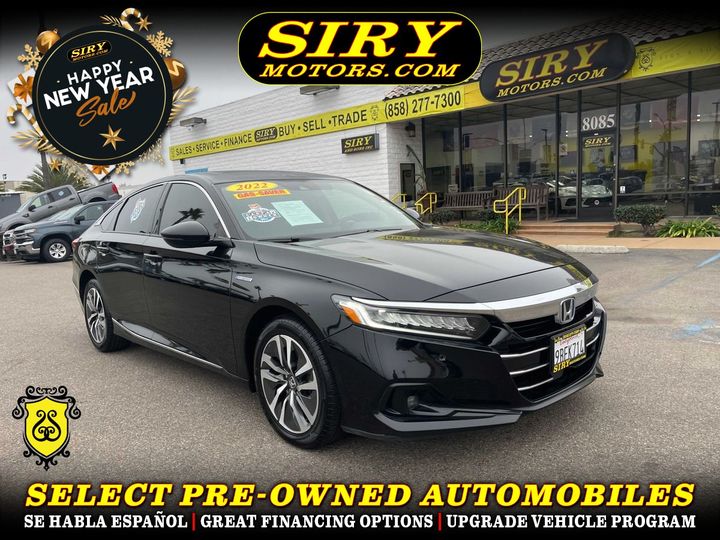 2022 HONDA ACCORD HYBRID for sale in CHULA VISTA