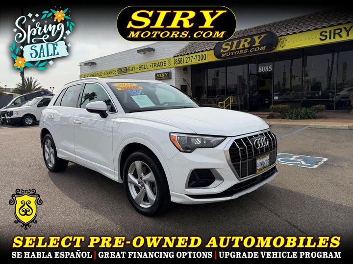 2020 AUDI Q3 for sale in CHULA VISTA