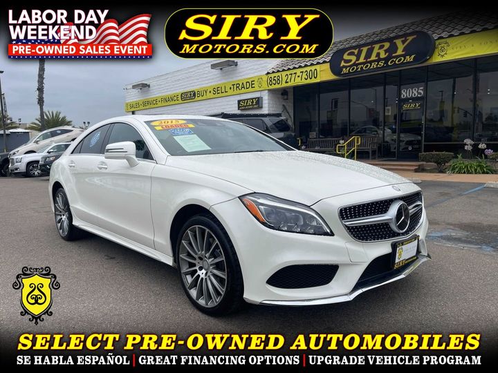 2015 MERCEDES-BENZ CLS-CLASS for sale in CHULA VISTA