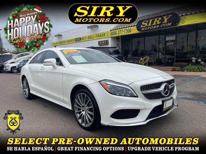 WHITE, 2015 MERCEDES-BENZ CLS-CLASS Image 