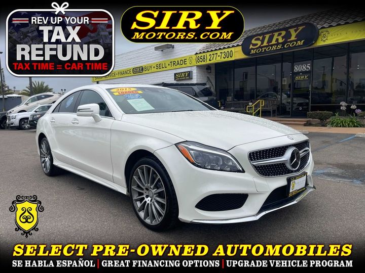 2015 MERCEDES-BENZ CLS-CLASS for sale in SAN DIEGO