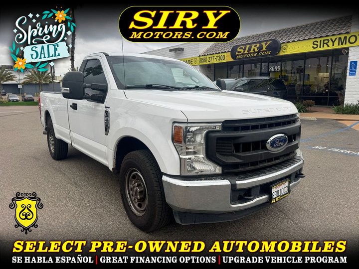 2020 FORD F250 SUPER DUTY REGULAR CAB for sale in SAN DIEGO