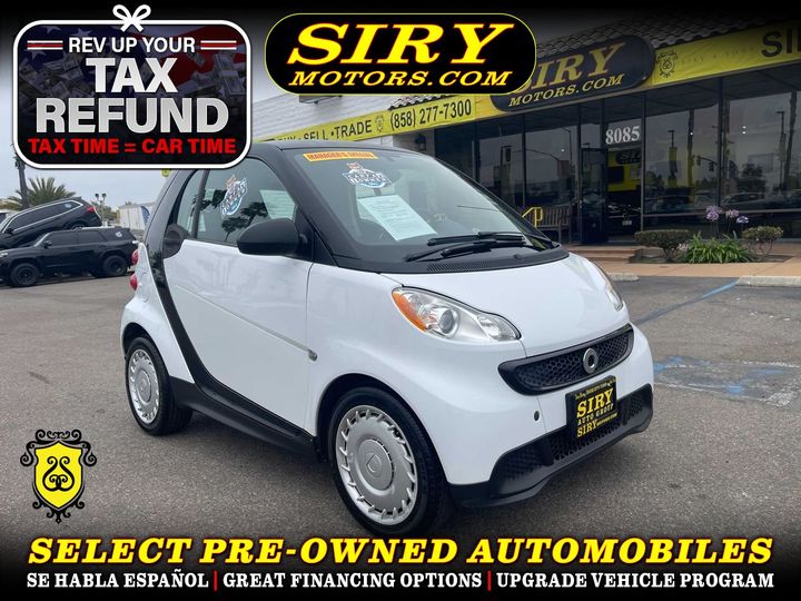 2014 SMART FORTWO for sale in SAN DIEGO