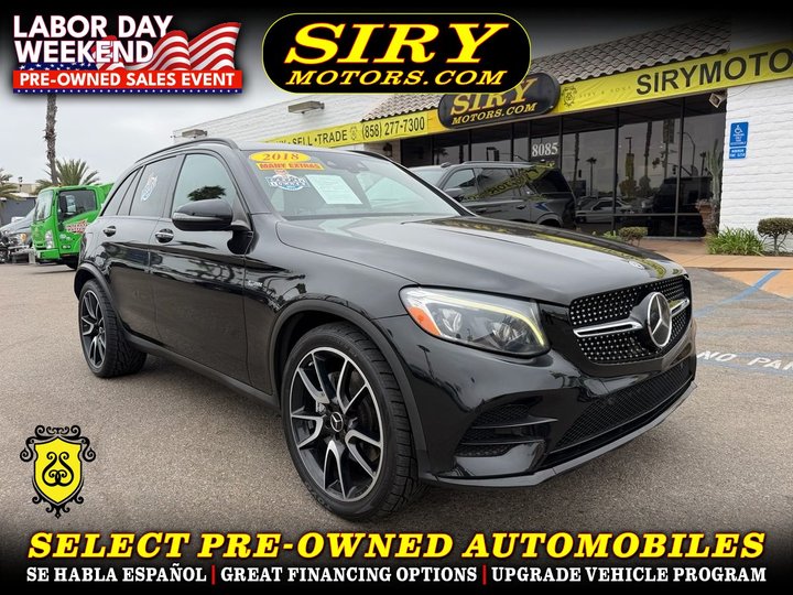2018 MERCEDES-BENZ MERCEDES-AMG GLC for sale in SAN DIEGO
