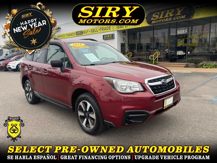 RED, 2018 SUBARU FORESTER Image 