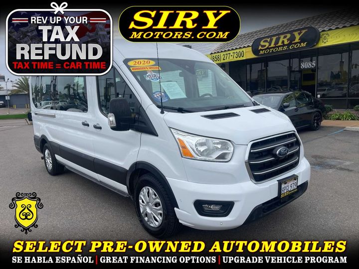 2020 FORD TRANSIT 350 PASSENGER VAN for sale in SAN DIEGO