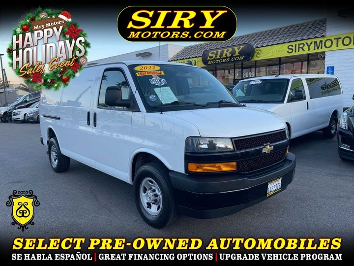 WHITE, 2022 CHEVROLET EXPRESS 3500 CARGO Image 