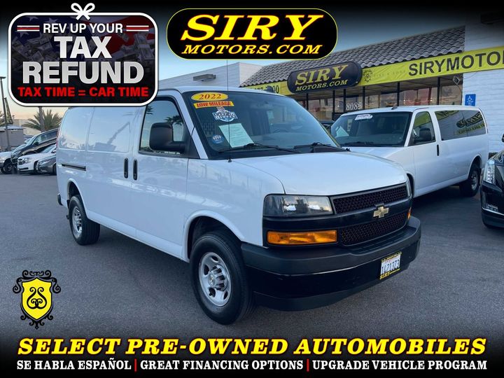 2022 CHEVROLET EXPRESS 3500 CARGO for sale in SAN DIEGO