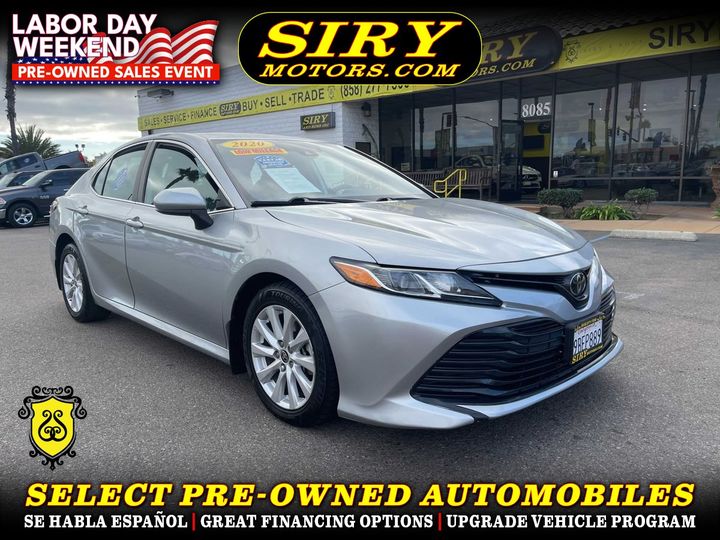 2020 TOYOTA CAMRY for sale in SAN DIEGO