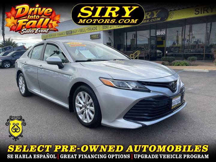 2020 TOYOTA CAMRY for sale in SAN DIEGO