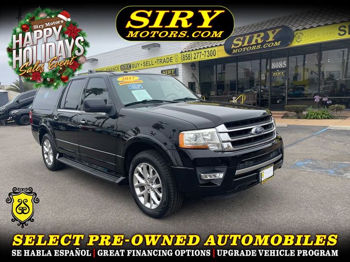 BLACK, 2017 FORD EXPEDITION EL Image 