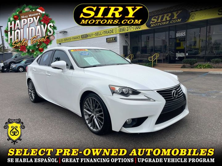 WHITE, 2014 LEXUS IS Image 