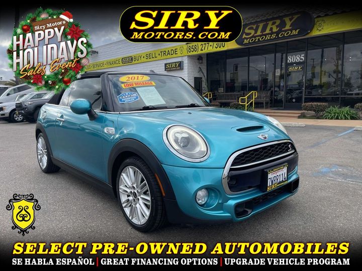 BLUE, 2017 MINI CONVERTIBLE Image 