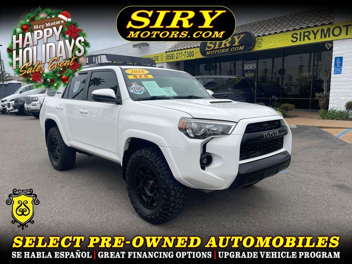 WHITE, 2016 TOYOTA 4RUNNER Image 